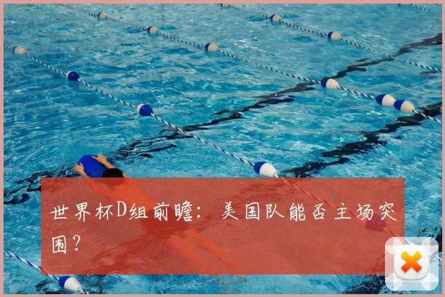 世界杯D组前瞻：美国队能否主场突围？
